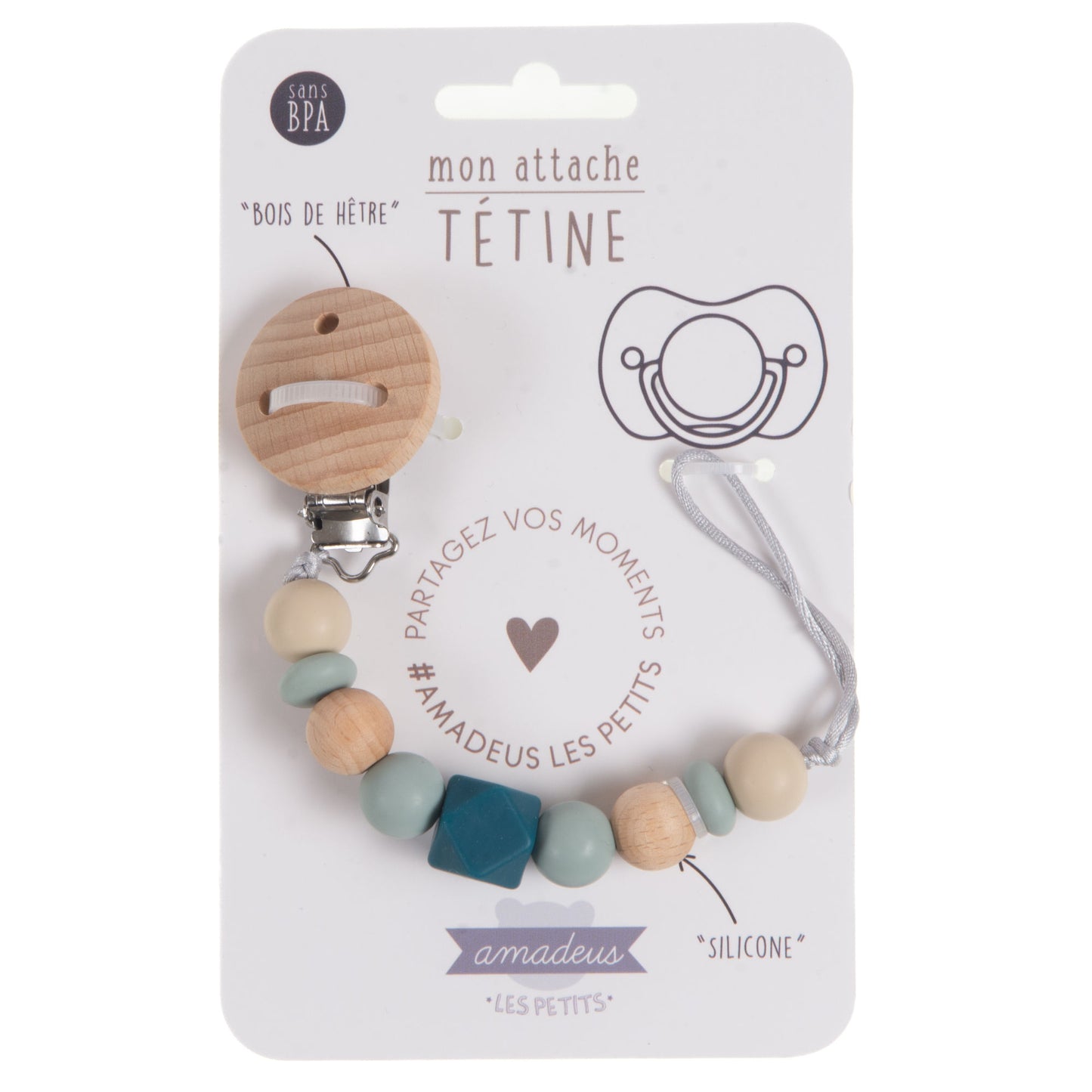 Attache tétine - Amadeus