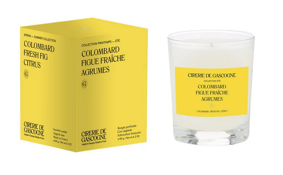 Bougie Colombard Figue Fraîche Agrumes - Cirerie de Gascogne