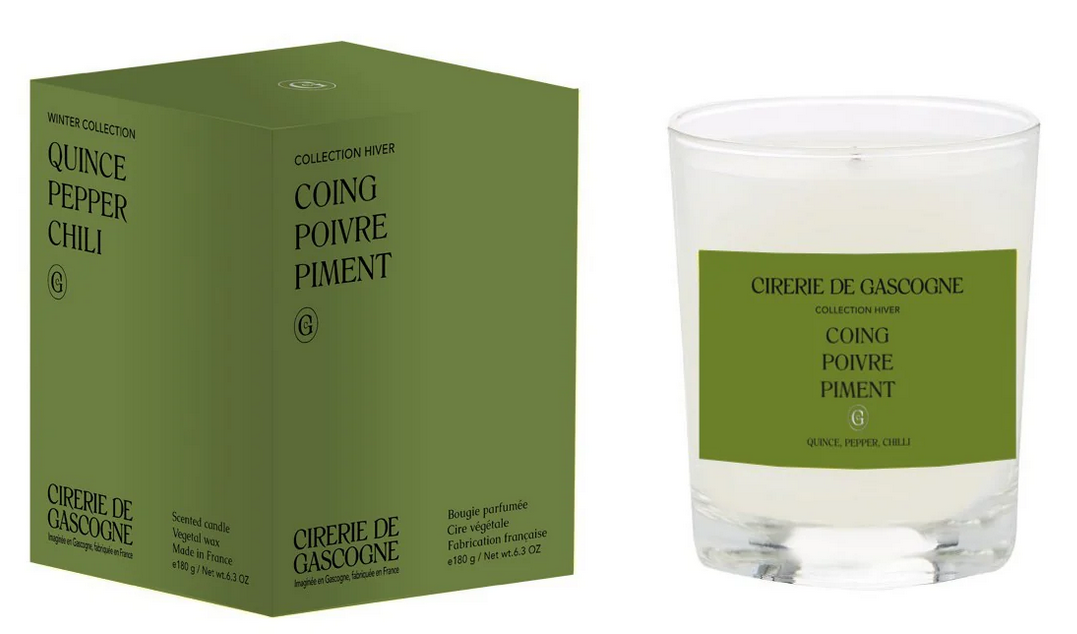 Bougie Coing Poivre Piment - Cirerie de Gascogne
