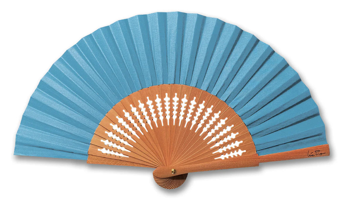 Eventail Gepetto Turquoise - Vera Pilo