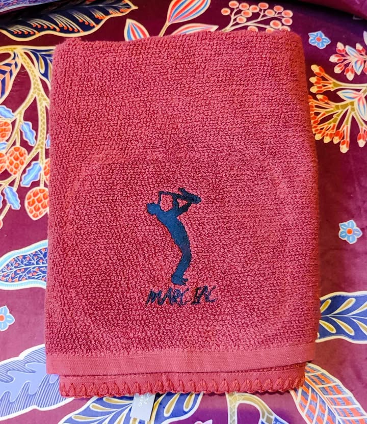 Serviette de toilette 50X100 Géranium - Vivaraise