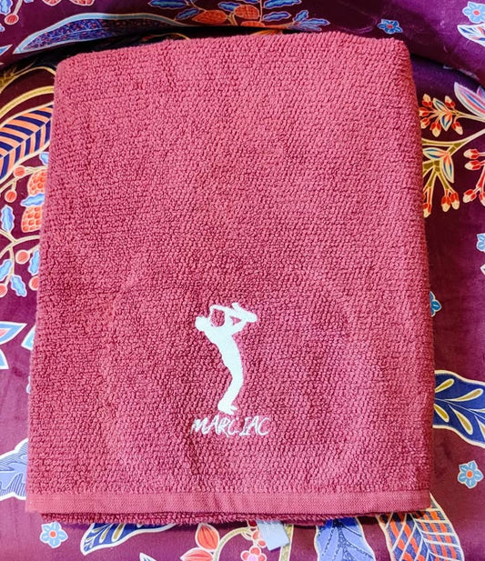 Drap de douche 70X130 Géranium - Vivaraise
