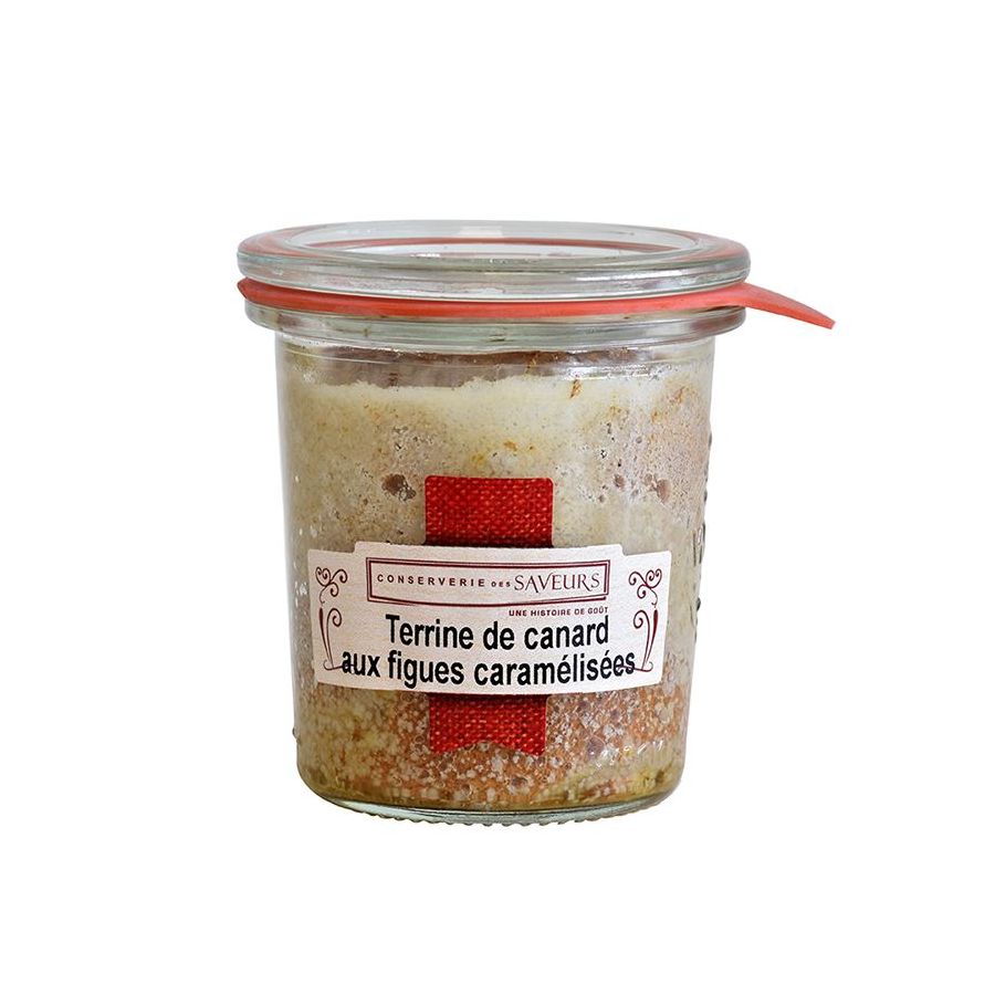Terrine de canard aux figues caramélisées - Terre Exotique