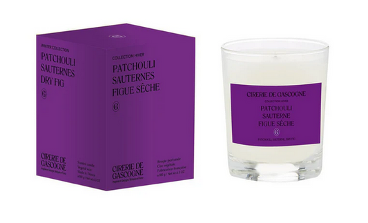 Bougie Patchouli Sauternes Figue sèche - Cirerie de Gascogne