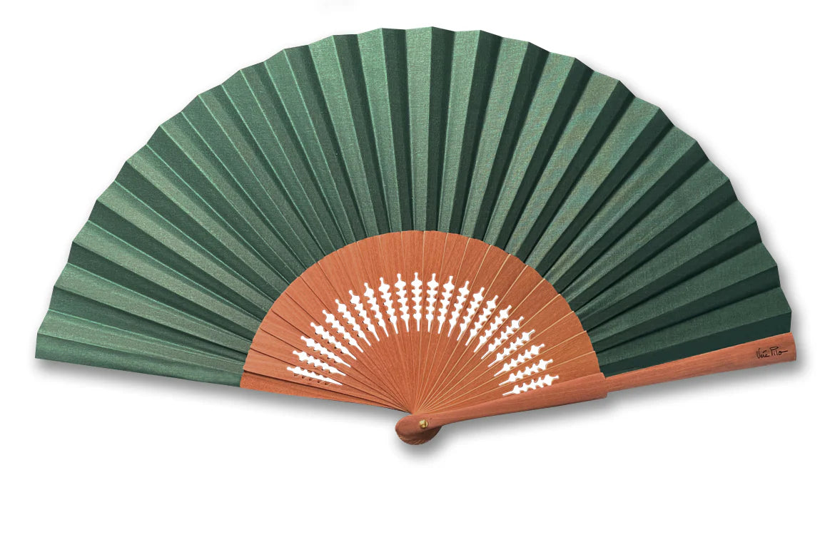 Eventail Gepetto Vert Sapin - Vera Pilo