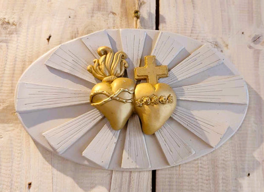 Ex voto coeurs de Marie - J'ai Vu La Vierge