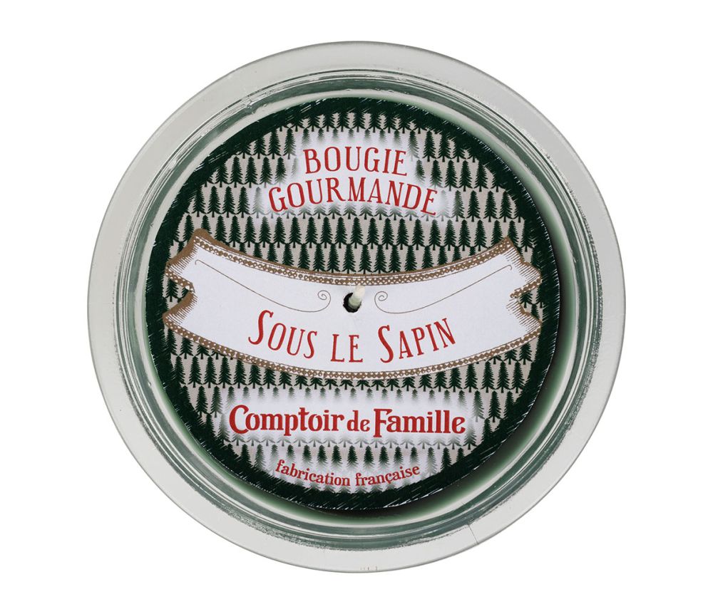 Bougie senteur Sous le Sapin - Comptoir de Famille